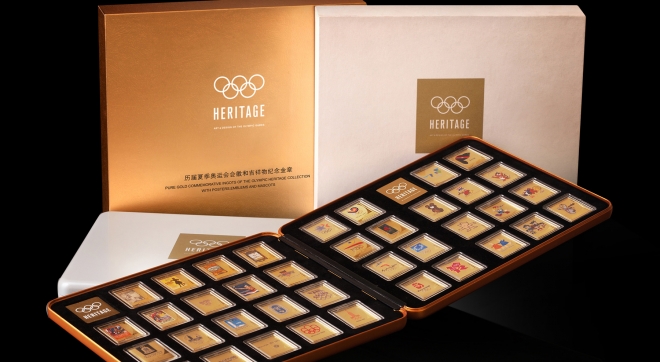 历届夏季奥运会会徽和吉祥物纪念金（银）章